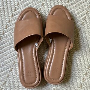 Platform Slide Sandals